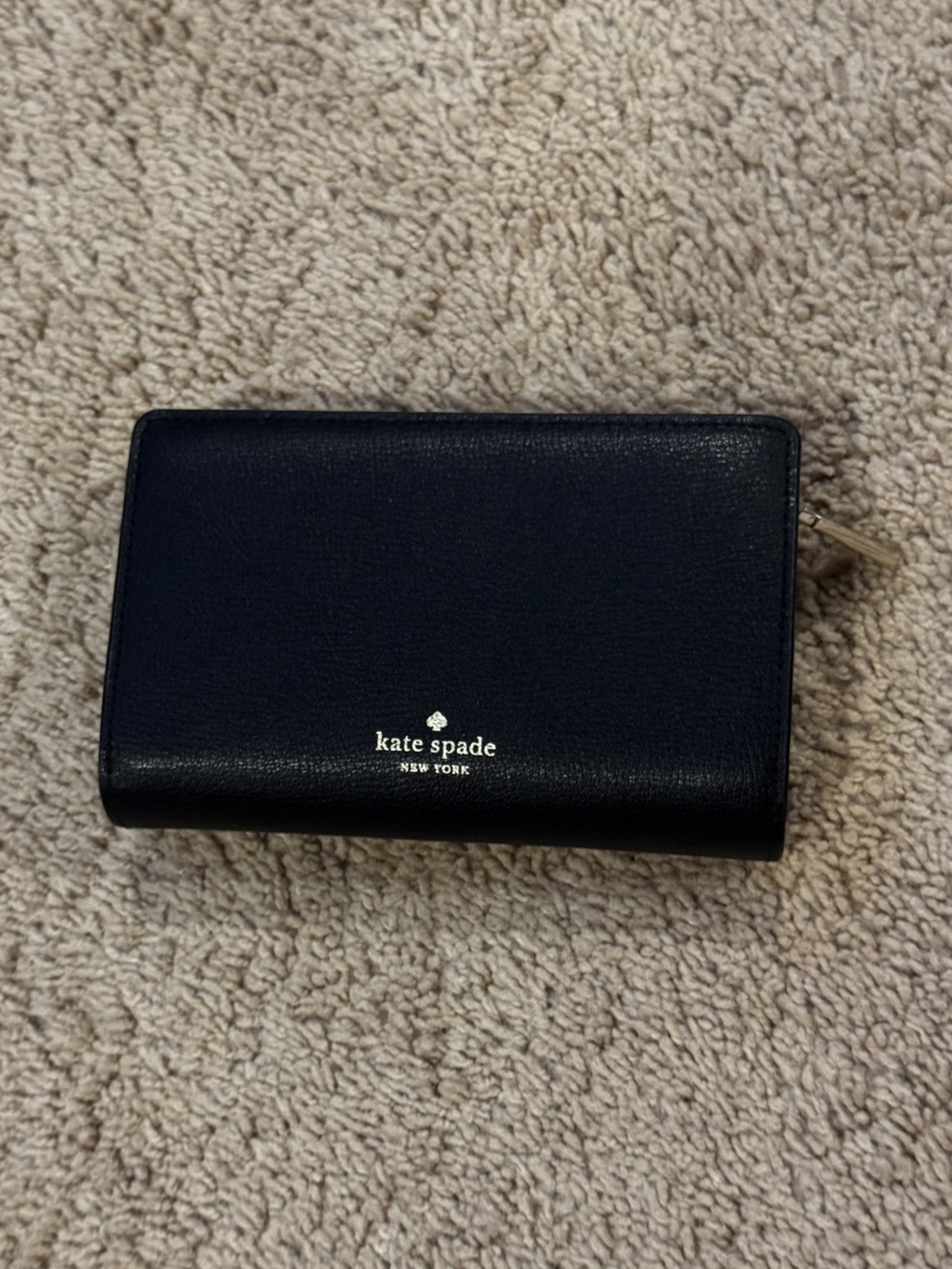 Kate Spade Wellesley Tellie Black Leather Wallet WLRU2604